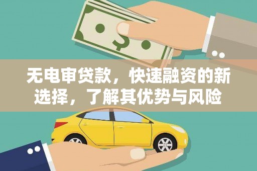 遂溪无电审贷款，快速融资的新选择，了解其优势与风险