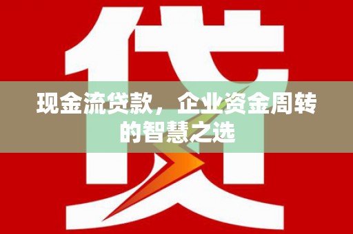 遂溪现金流贷款，企业资金周转的智慧之选