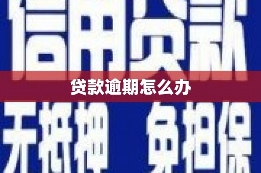 遂溪贷款逾期怎么办