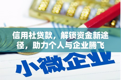 遂溪信用社贷款，解锁资金新途径，助力个人与企业腾飞