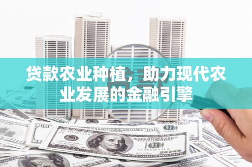 遂溪贷款农业种植，助力现代农业发展的金融引擎