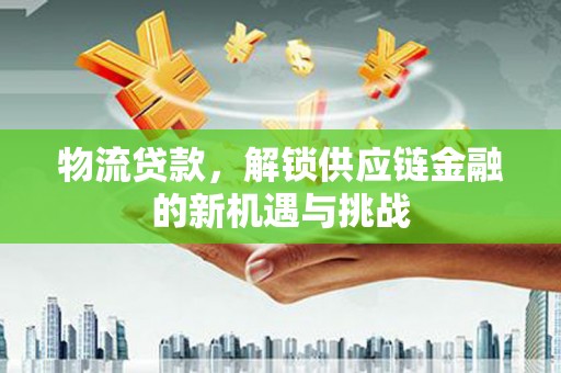 遂溪物流贷款，解锁供应链金融的新机遇与挑战