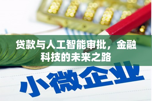 遂溪贷款与人工智能审批，金融科技的未来之路
