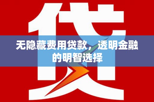 遂溪无隐藏费用贷款，透明金融的明智选择