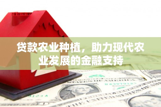 遂溪贷款农业种植，助力现代农业发展的金融支持