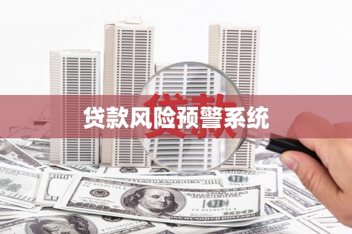 遂溪贷款风险预警系统